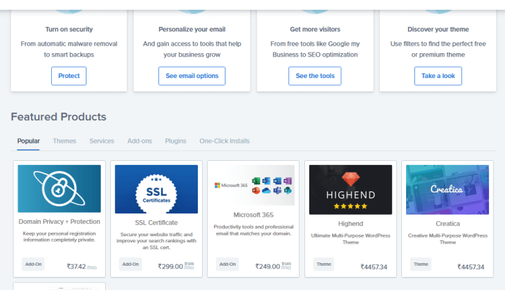 Bluehost Marketplace