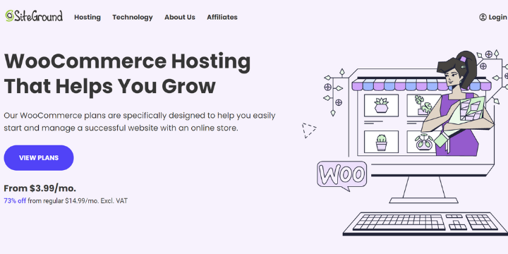 Siteground WooCommerce hosting